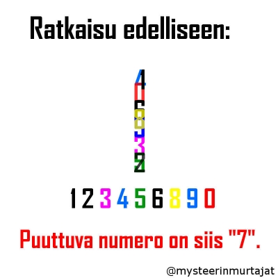 Viikkopulma 20: Ratkaisu