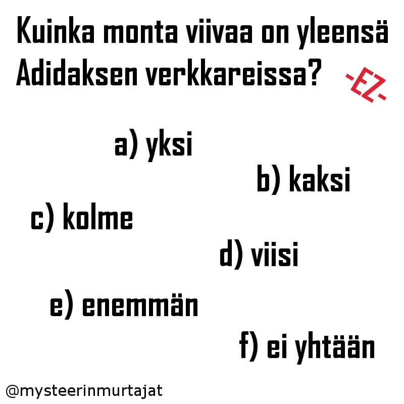 Viikkopulma 22: Adidaksen raidat