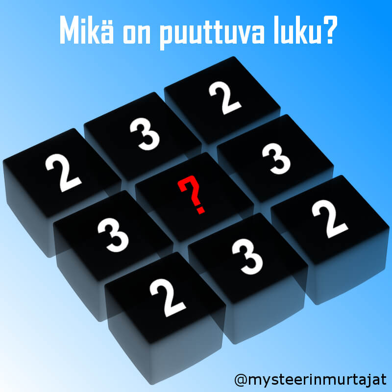 Viikkopulma 24: Puuttuva luku